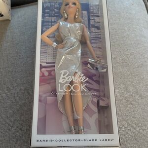 Barbie Black Label City Chic Doll in Silver
